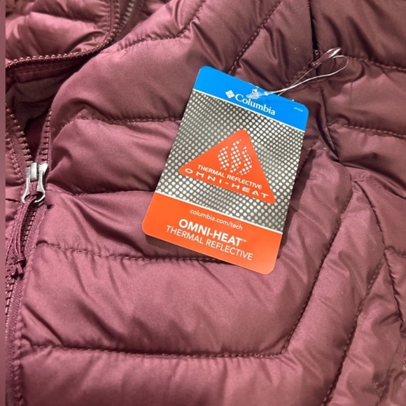 ♥️New Columbia Women's Slope Edge Mid Jacket - Burgundy, Size XS - Picture 8 of 9